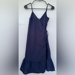 Gap Navy Wrap Dress
